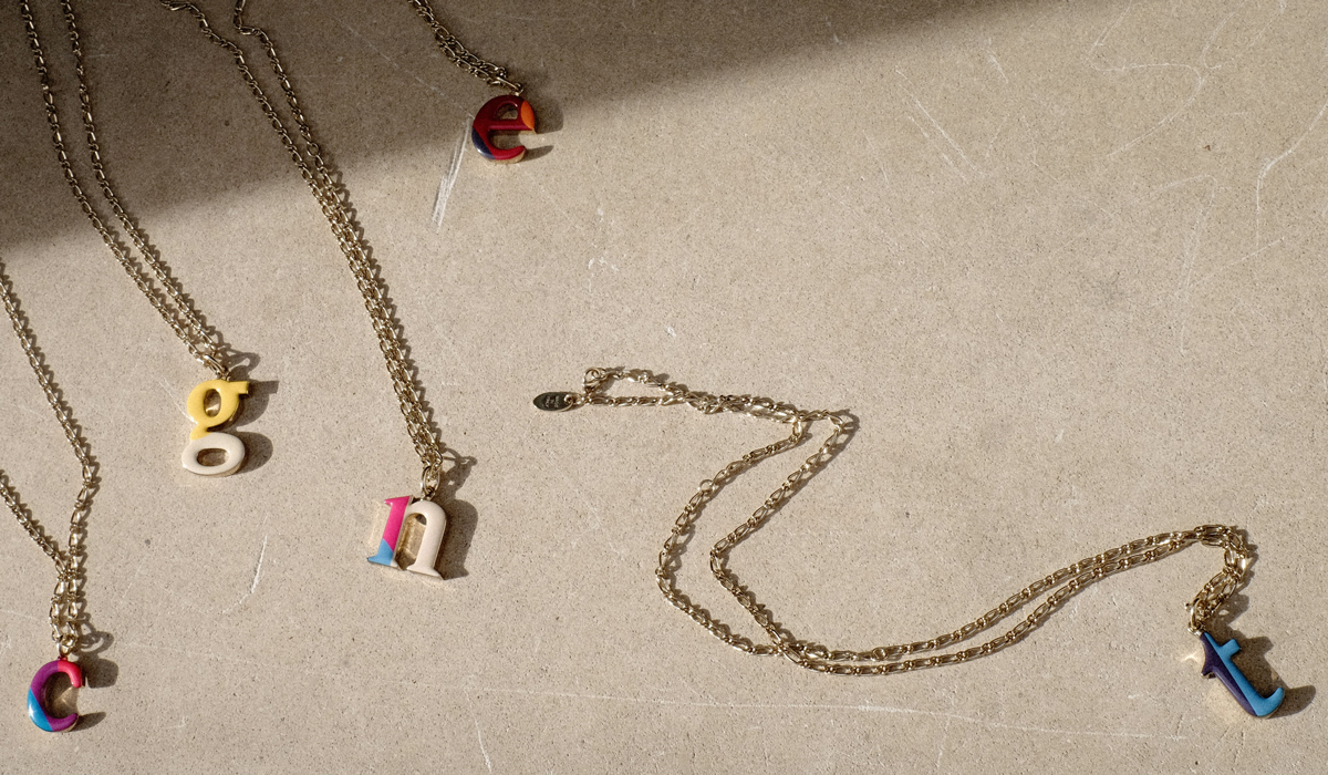The alphabet necklace