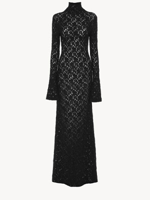 Fitted maxi dress