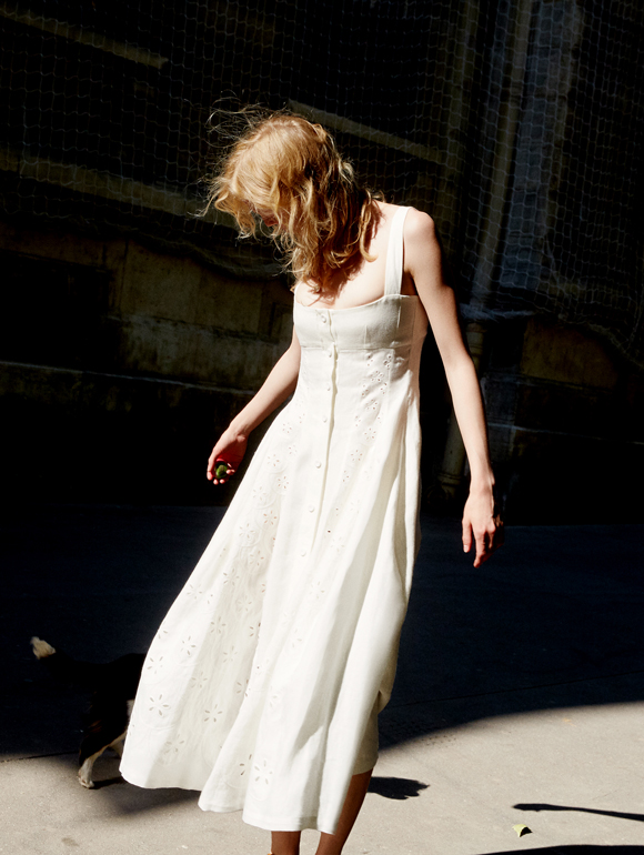 SLEEVLESS MIDI DRESS
