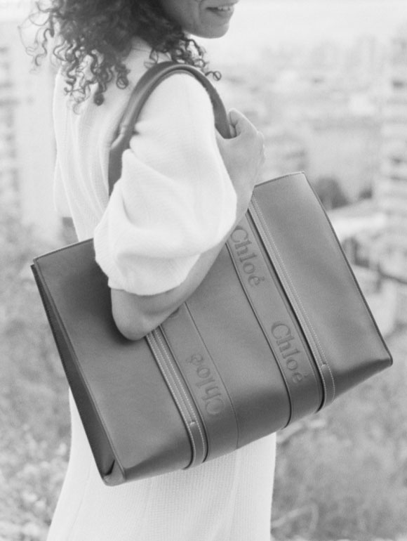 LARGE WOODY TOTE BAG