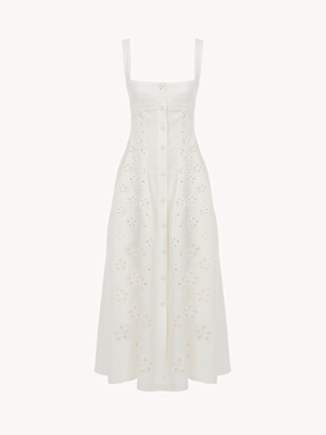 SLEEVLESS MIDI DRESS