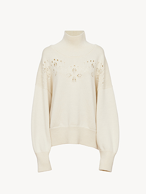 GENEROUS HIGH-NECK SWEATER