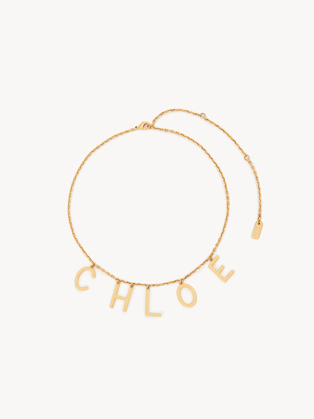 The Chloé Letters necklace