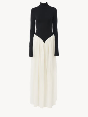 Fitted maxi dress